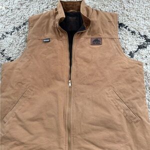 Men's Tan Workwear Vest